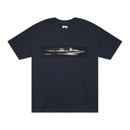 Flat Bottom Drag Boat Tee - The SEA Icon for bonspeed Series T-Shirts