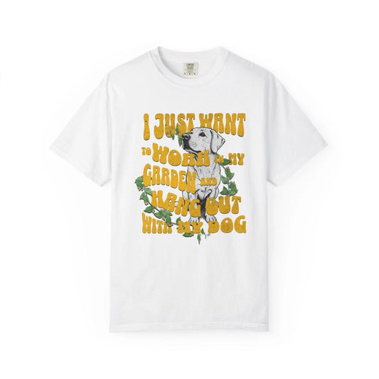 Dog Garden Lover T-shirt, Garden Lover Mom Dad Shirt, Nature, Pet Lover Gift