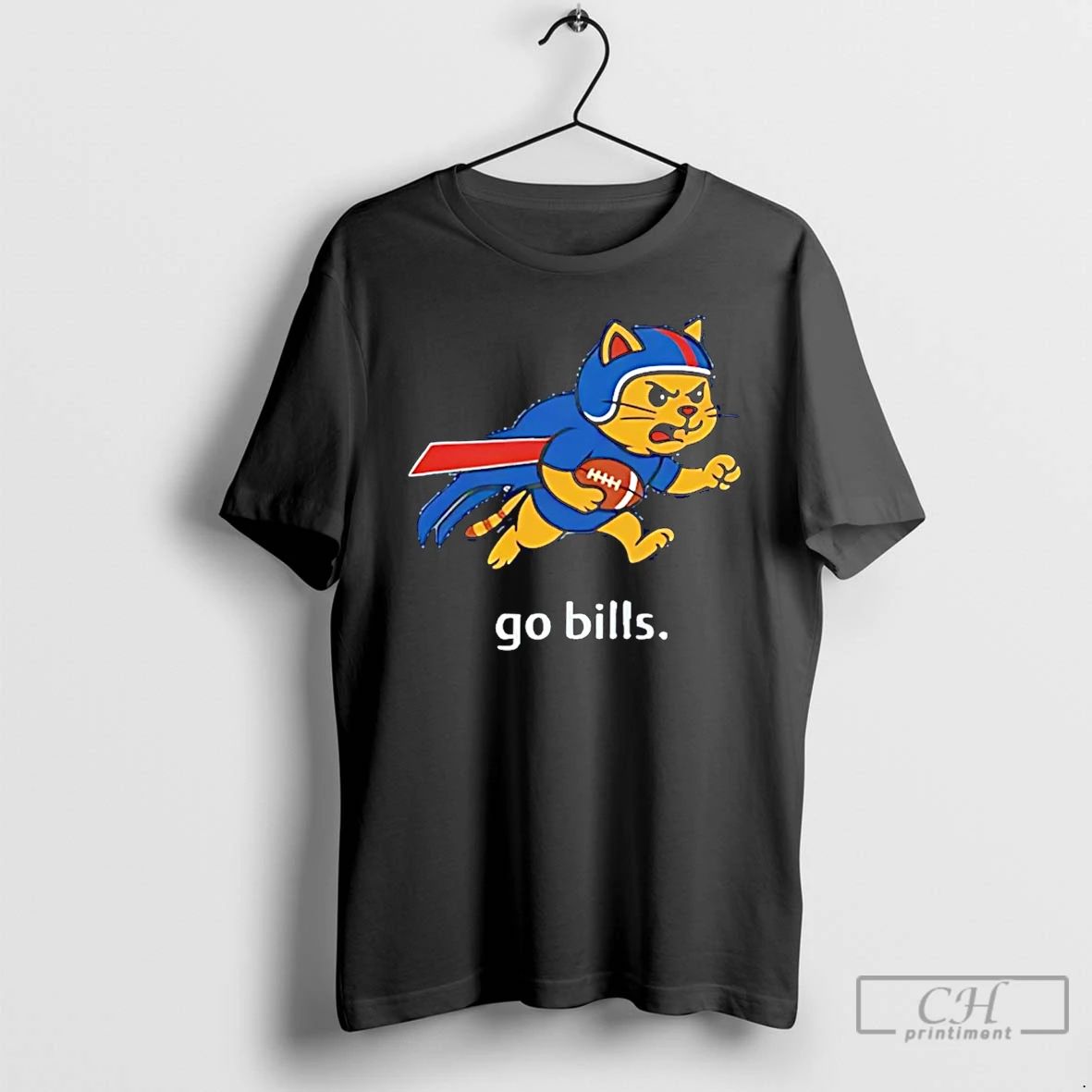 Classic Buffalo Cat Go Bills T Shirts