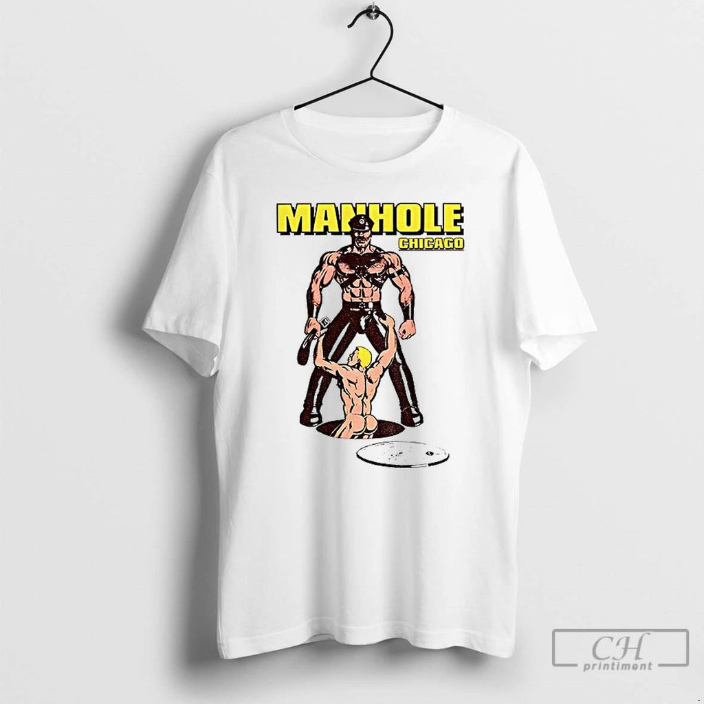Premium Manhole Chicago Leather Daddy T Shirts