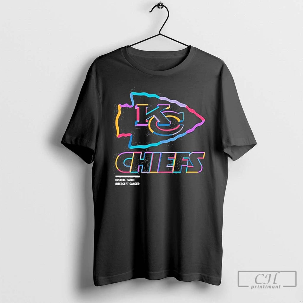 Premium Kansas City Chiefs Logo Crucial Catch Intercept Cancer 2025 T Shirts