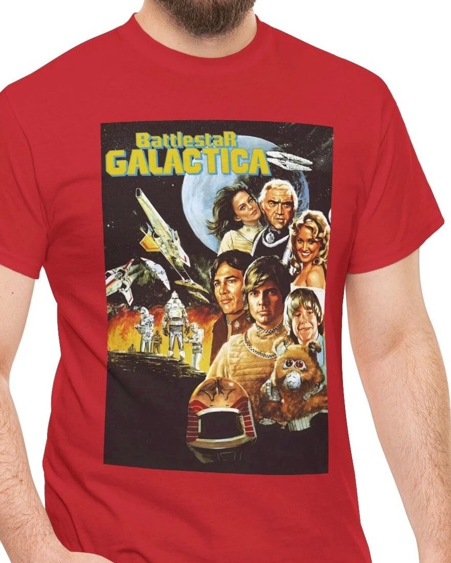Battlestar Galactica (1978) T-Shirt V2 Science Fiction Spaceship