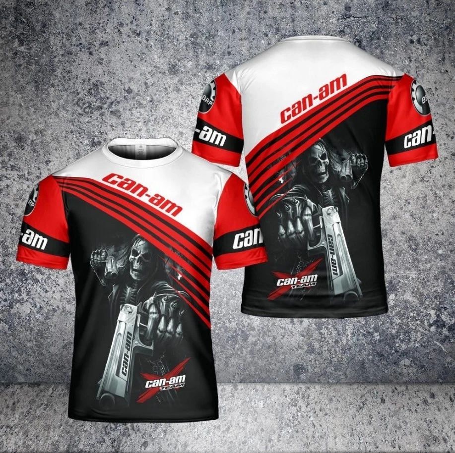 New CAN AM - T-shirt 3D all over printed MEN'S Size S To 5XL, Top Gift