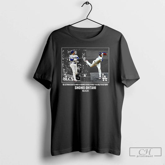 Classic Shohei Ohtani Los Angeles Dodgers 2025 Nlcs 10 Strikeouts And 3 Home Runs First