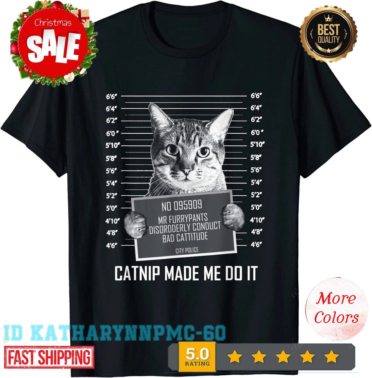 NEW LIMITED Cat Shirt, Funny for Cat Lover Great Gift Idea Premium T-Shirt.