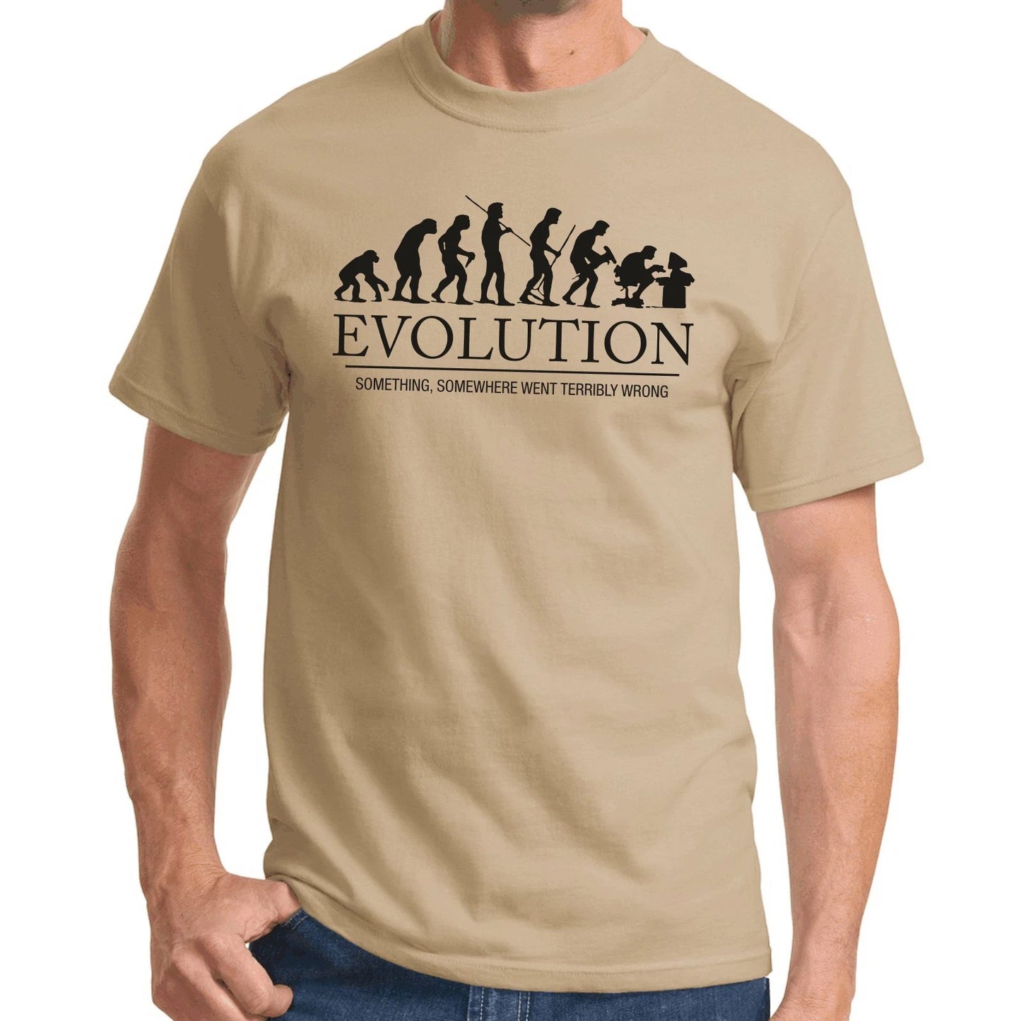 Evolution Nerd Geek Gamer Cult Sayings Gift Fun Funny Comedy T-Shirt