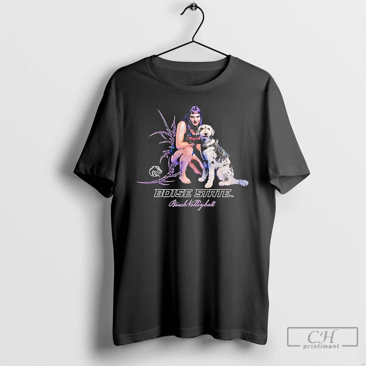 Classic Nora Hayd Illustrated Boise State Beach Volleyball T Shirts