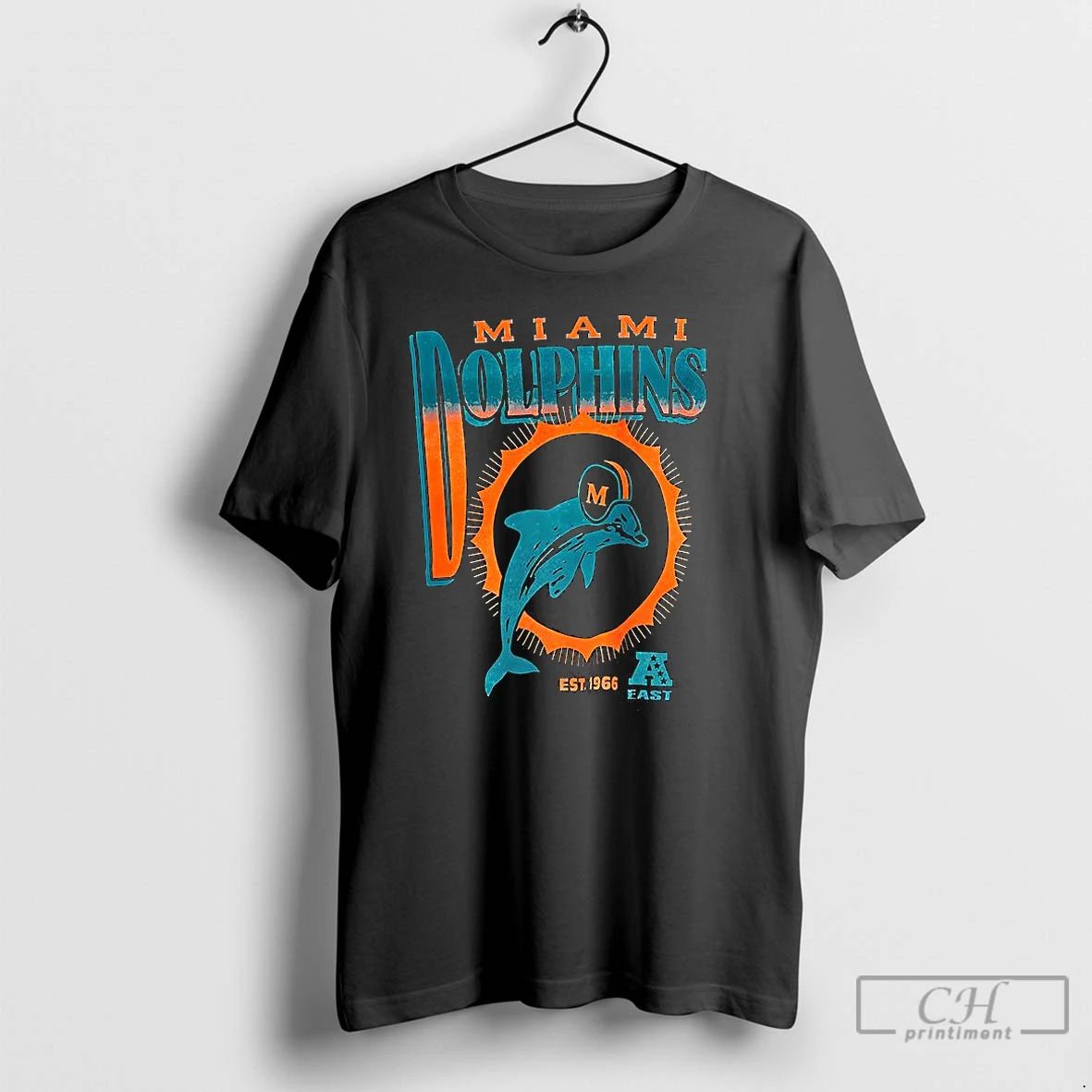 Classic Miami Dolphins Football Est 1966 Afc East T Shirts