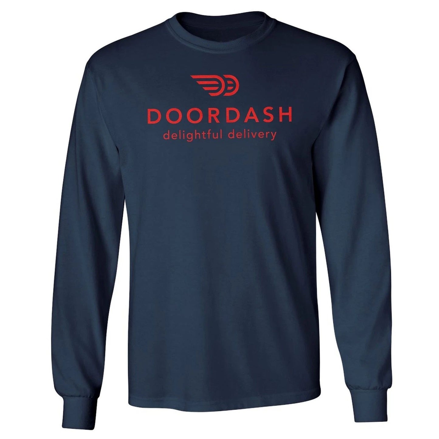 Door Delightful Delivery - Dash Food Delivery Humor Long Sleeve Tshirt