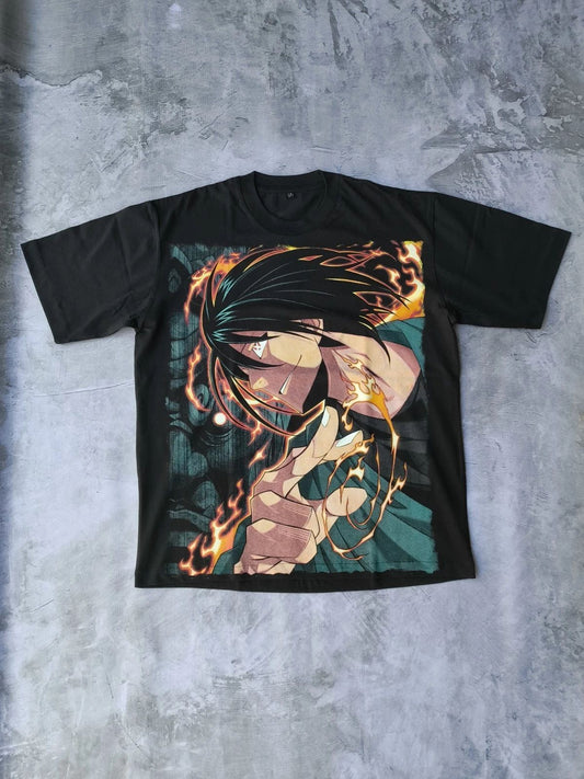 Fire Force Benimaru Shinmon Demon Of Asakusa Anime Bootleg Shirt