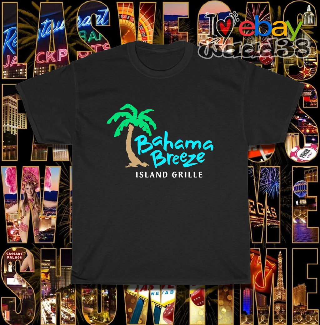 New Tee Shirt Bahama Breeze Island Grill Men's T-Shirt American Size T-Shirt