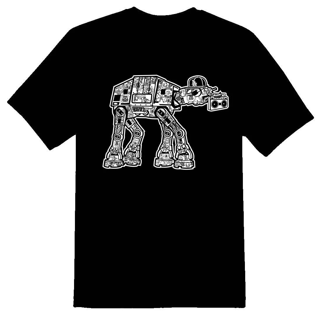 Street walker funny Tee shirt black or white
