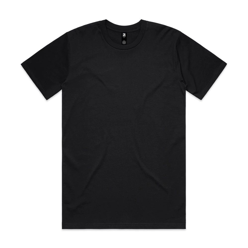 Black and White Plain T-shirts, High Quality/ComfortableAS Colour, Various Sizes