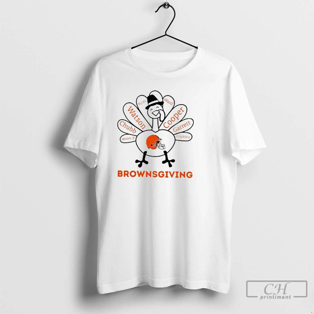Premium Brownsgiving Cleveland Browns X Thanksgiving T Shirts