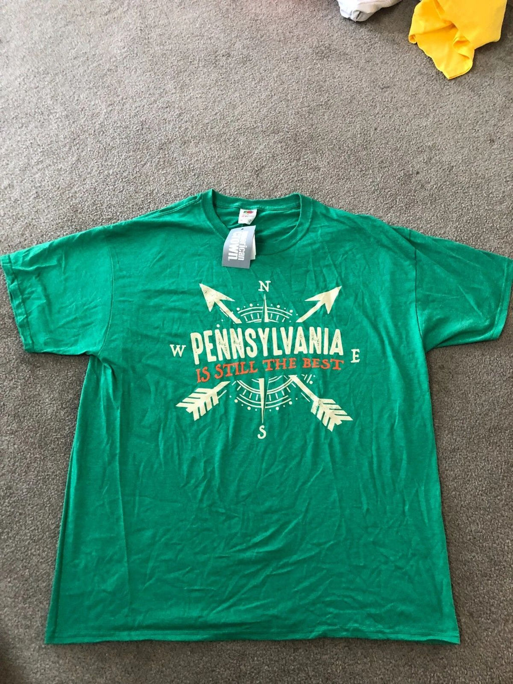 New Pennsylvania Is the Best Green Souvenir Tourist/Travel Gift T-Shirt Green
