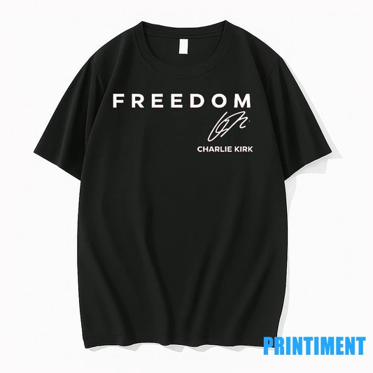 Charlie Kirk Signature Freedom National Day Of Remembrance October 14th Tshirts Sweater