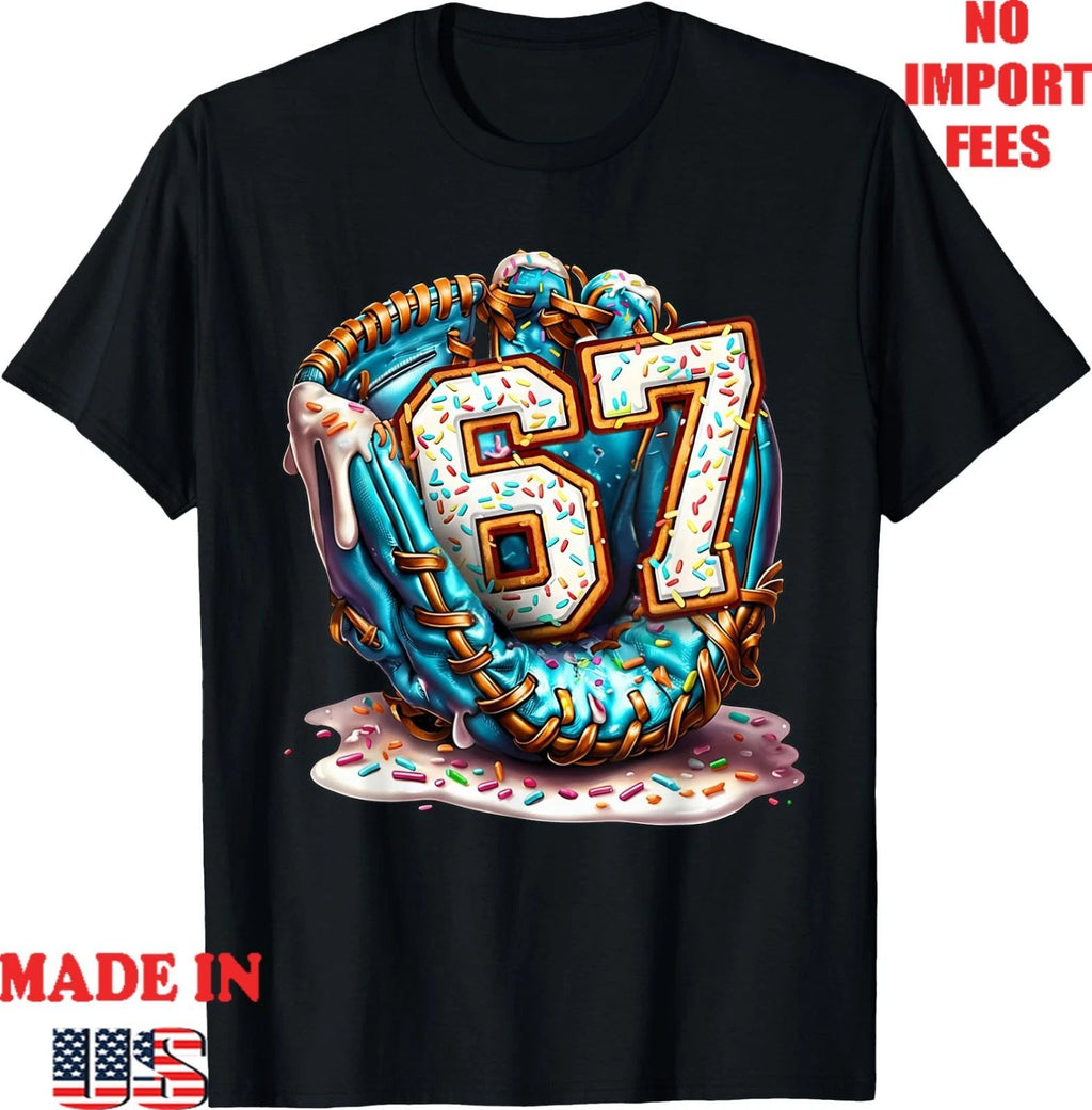 67 Ice Cream Drip Funny Six Seven Baseball T-Shirt, Kid Adult Tee