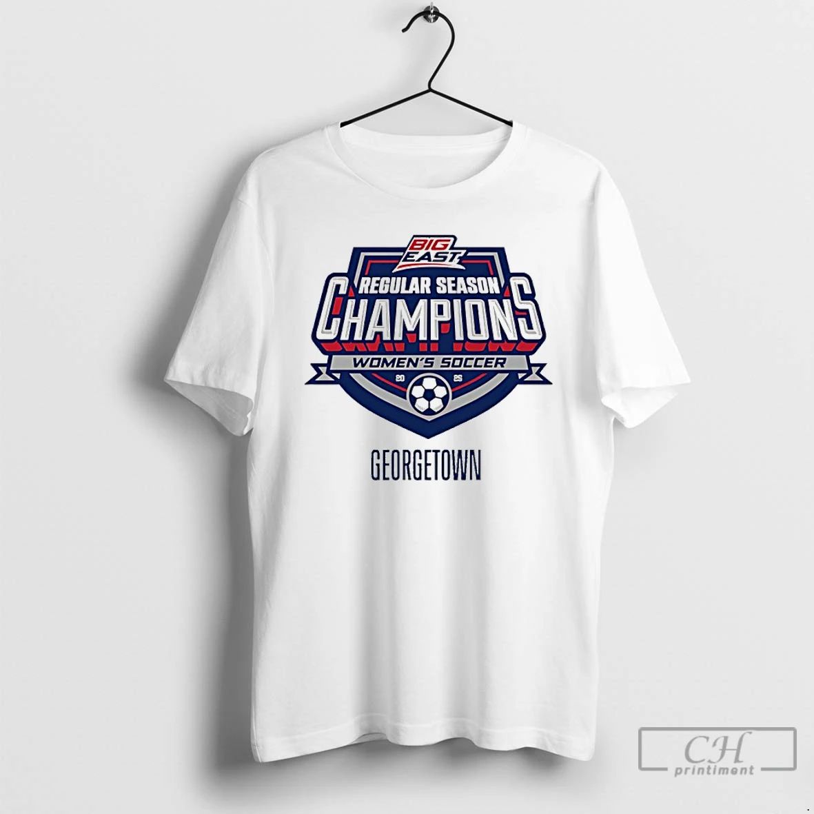 Classic Georgetown Womens Soccer 2025 Regular Season Champions T Shirts