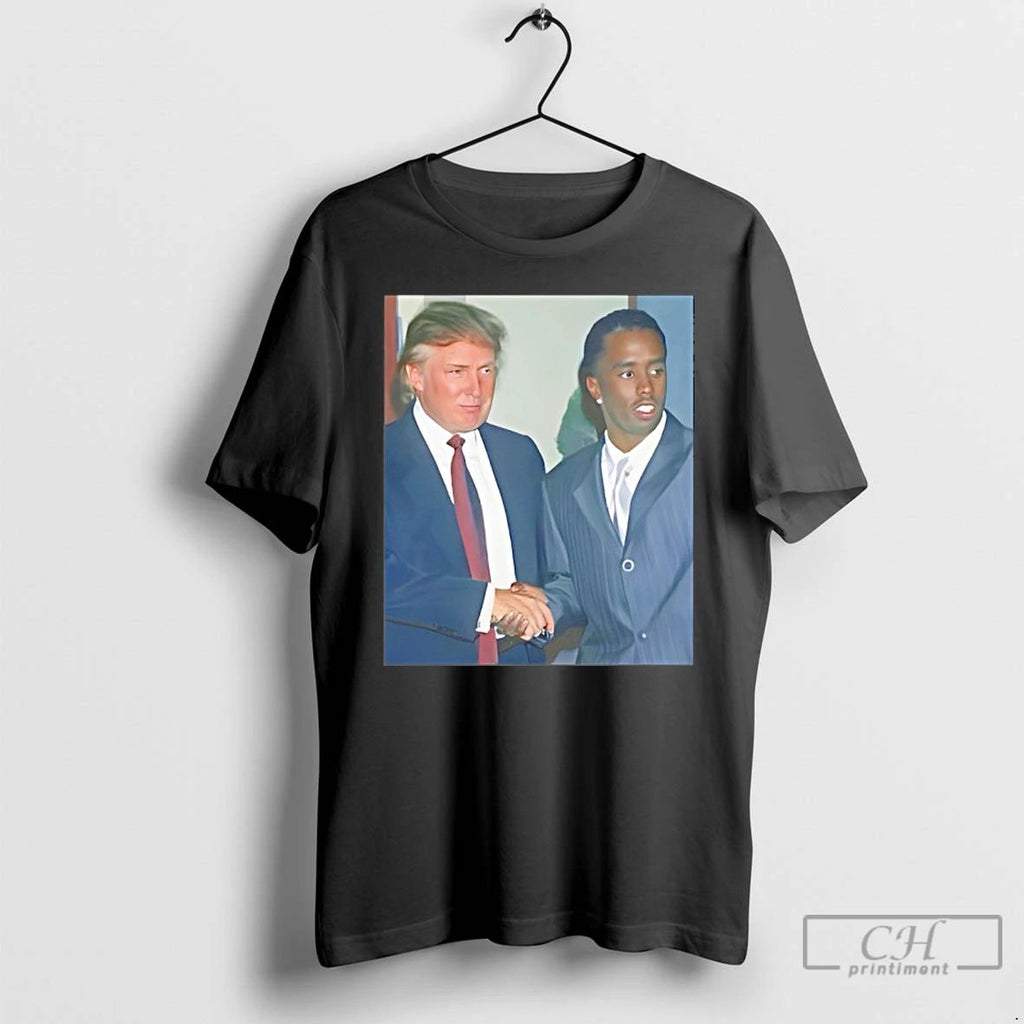 Premium Donald Trump And Rapper Sean Diddy Combs T Shirts