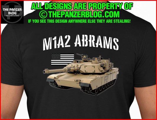 M1A2 Abrams Tank T-Shirt US Army