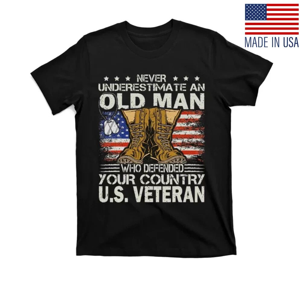 US Veteran Veterans Day Us Patriot T-Shirt For Men