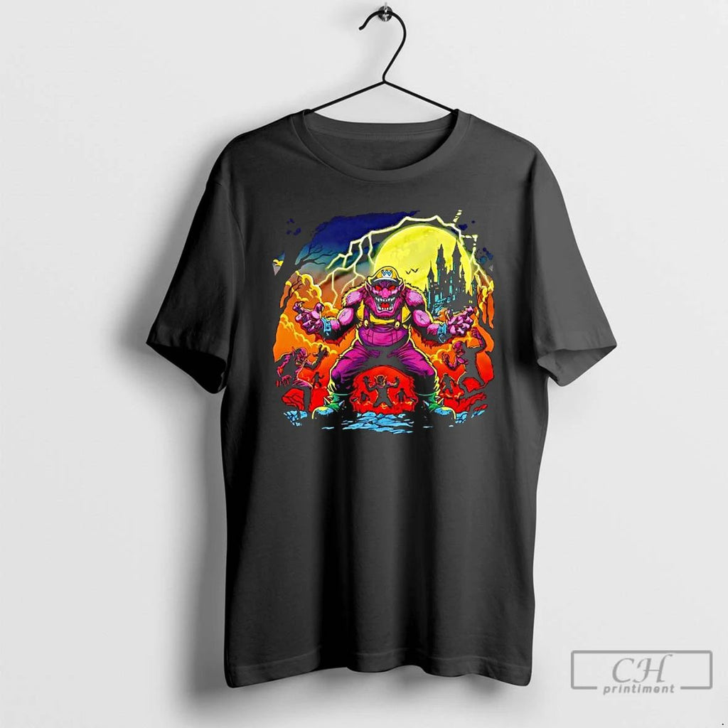 Classic Wawolf Wererio From Draculabyte Character Parody Album Cover Graphic T Shirts Hoodie Longsleeve