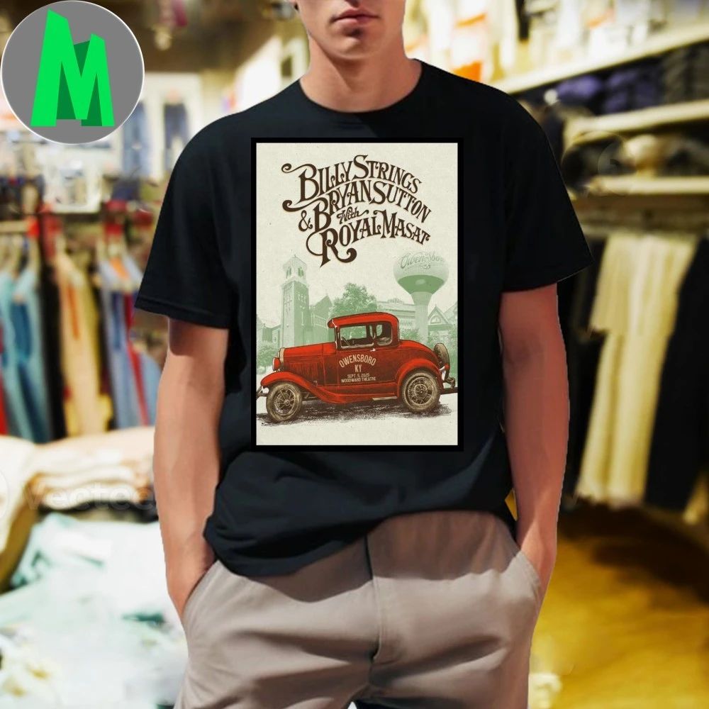Bryan Sutton Sept 5 2025 Owensboro KY Poster Shirt