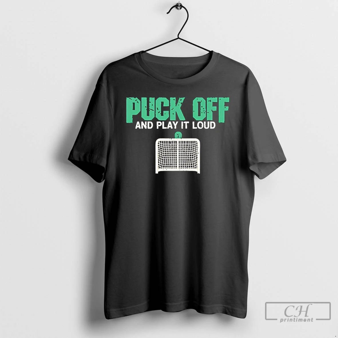 Premium Puck Off And Play It Loud T Shirts