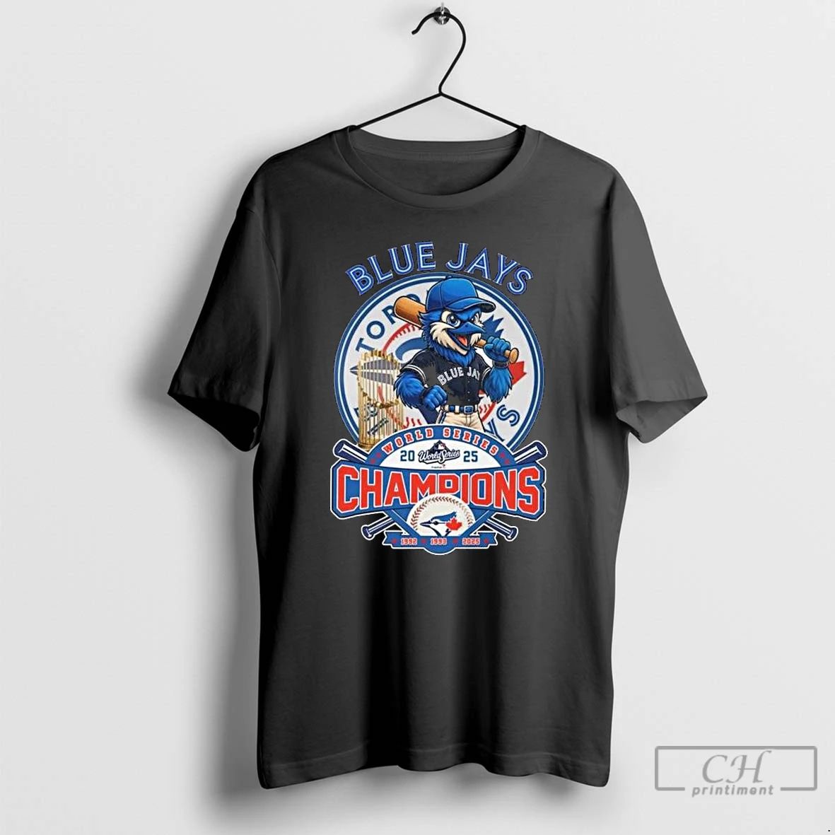 Classic 2025 Toronto Blue Jays Baseball World Series Champions Funny Mascot Long Sleve T Shirts