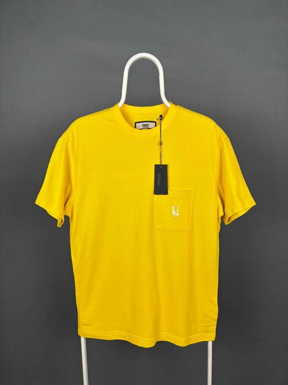 KITH US Yellow Short Sleeve Pocket Tee Size Small