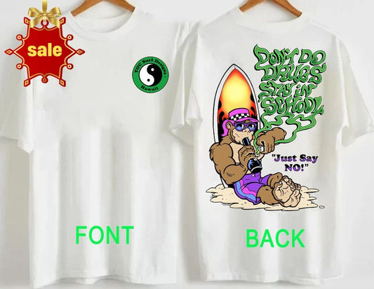 T&C Vintage Surf Unisex Tee – Town and Country “Just Say No” Funny Graphic