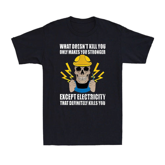 Funny Electrician Gift for Electrical Engineer Electricity Gift Men's T-Shirt