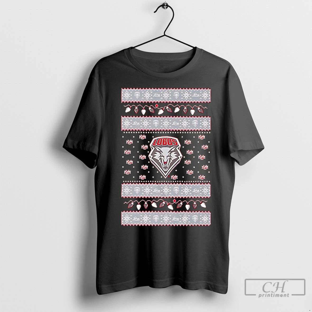 Premium New Mexico Lobos Ugly Christmas Light