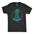Mens I Am Outta Here T Shirt Funny Alien Abduction Spaceship Graphic Novelty Tee