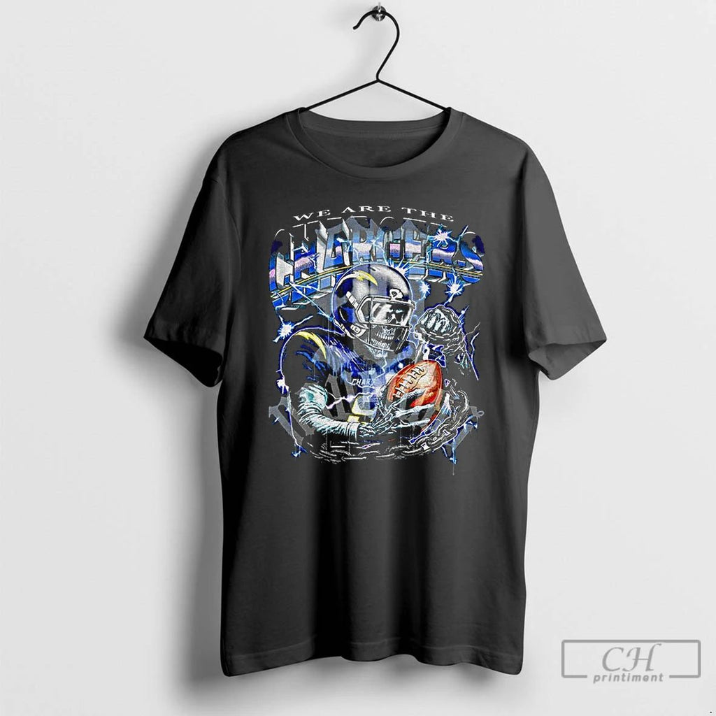 Classic Skeleton Los Angeles Chargers We Are The Chargers T Shirts