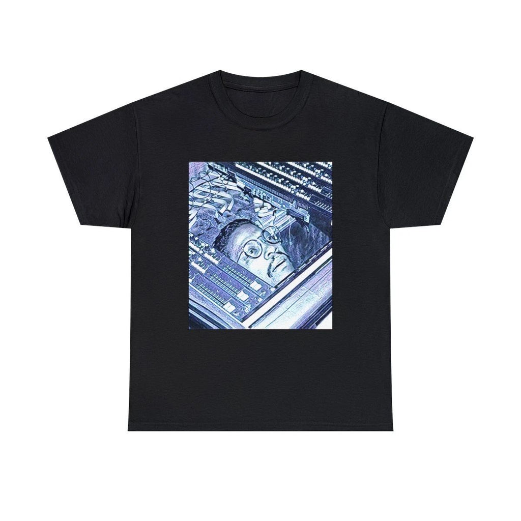 Herbie Hancock Graphic Print Blue Jazz Art Unisex Heavy Cotton T-Shirt