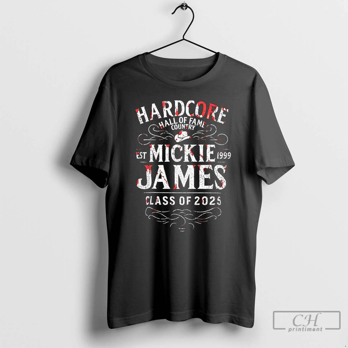 Classic Hardcore Hall Of Fame Country Mickie James Class Of 2025 T Shirts