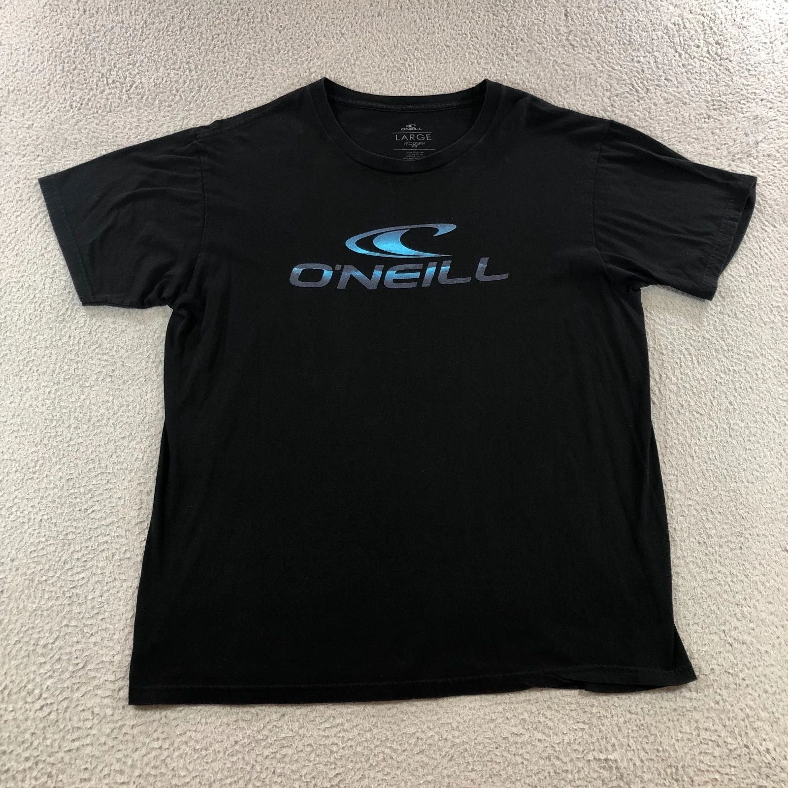 O Neill T shirt mens L black surf skate