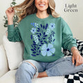 Retro Checkered Floral Shirt Comfort Colors Aesthetic Flower Graphic Shirt