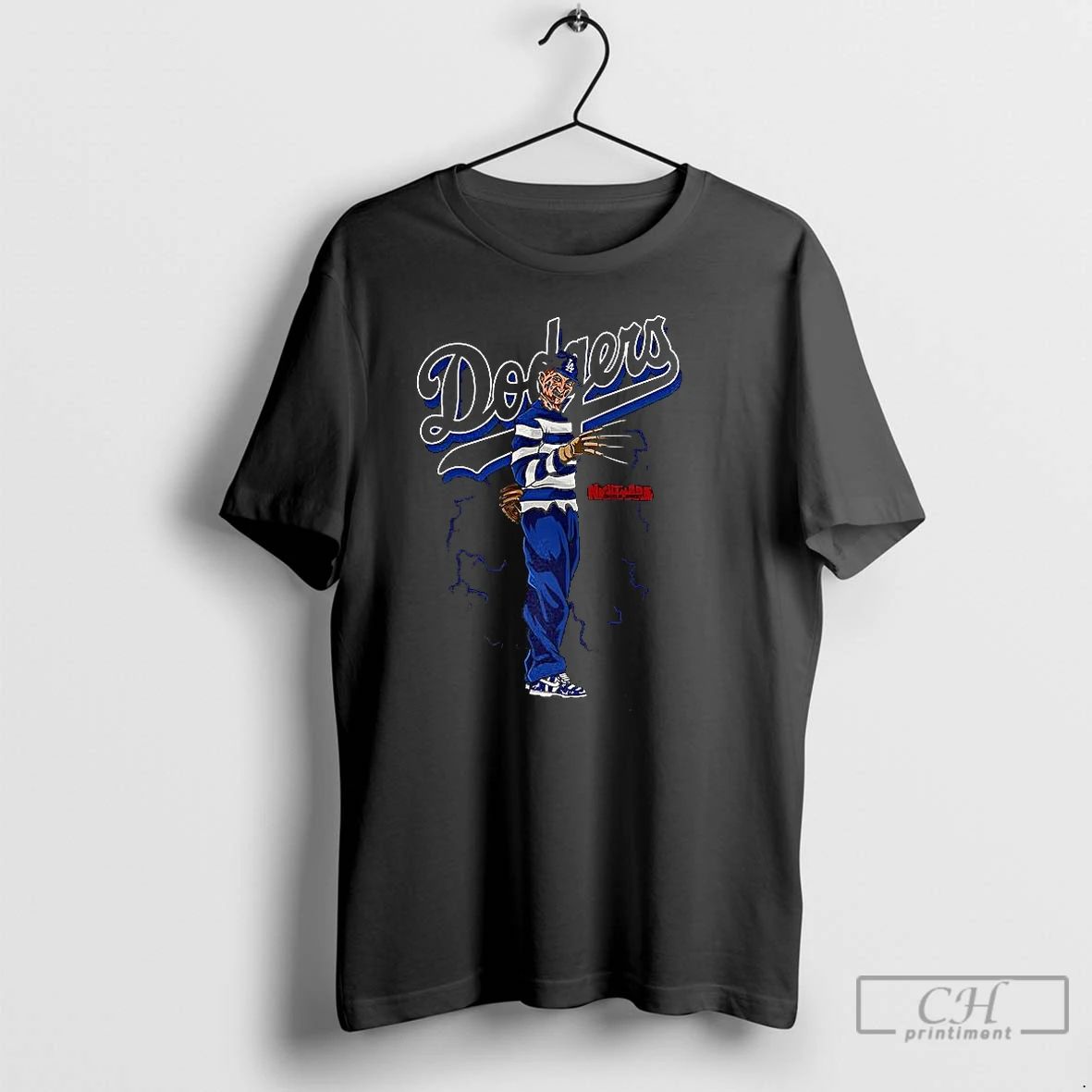Classic Freddy Krueger A Nightmare On Elm Street X Los Angeles Dodgers Mlb Halloween