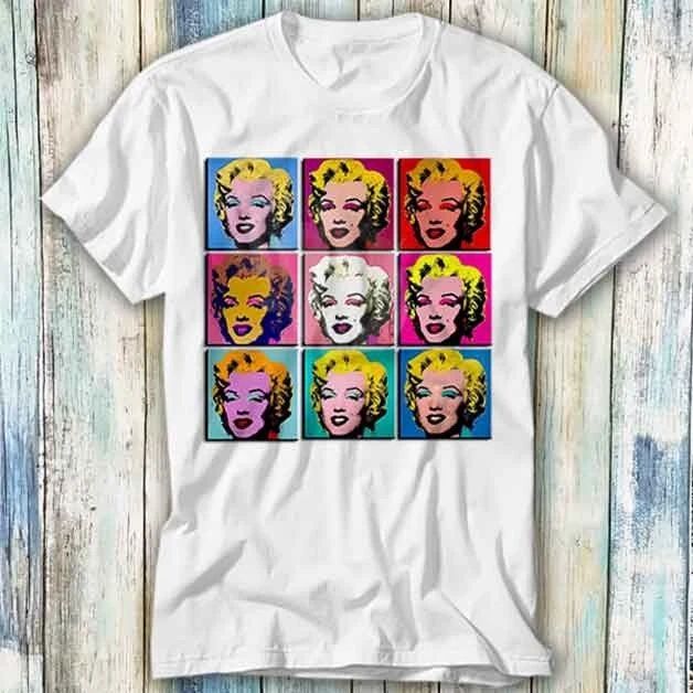 Monroe Collage Pop Art Selfie T Shirt Meme Gift Top Tee 1403