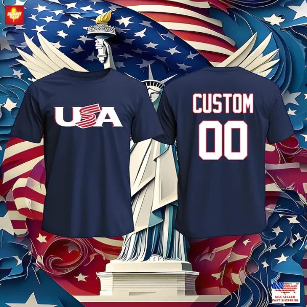 World Baseball Classic 2026 Baseball Custom T-Shirt: Name & Number, Fan Gift USA