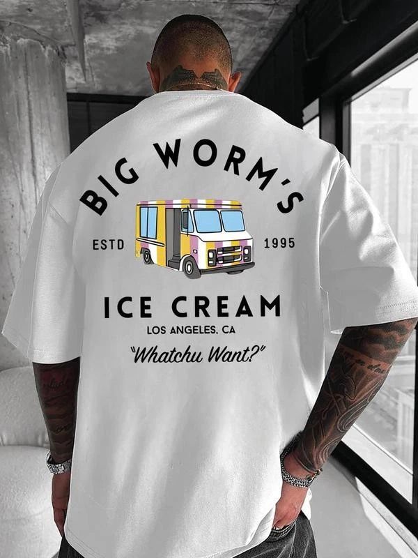 Retro Truck Graphic with 'Whatchu Want?' Quote