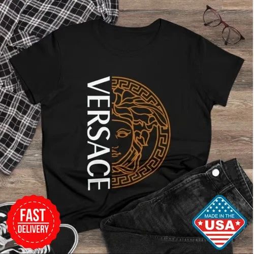 Funny Minimalist Luxury Parody Logo Graphic T-Shirt Humor Gift Tee