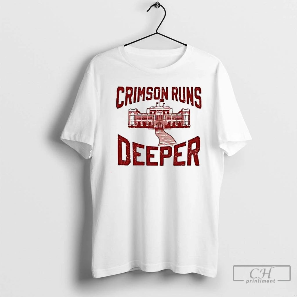 Premium Crimson Runs Deeper Palace T Shirts