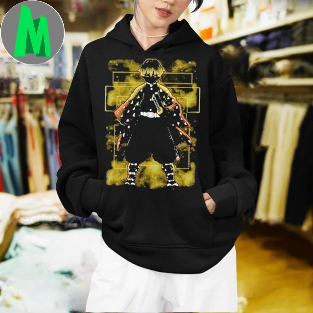 Agatsuma Zenitsu Thunder Breathing Shadow Nebula Shirt