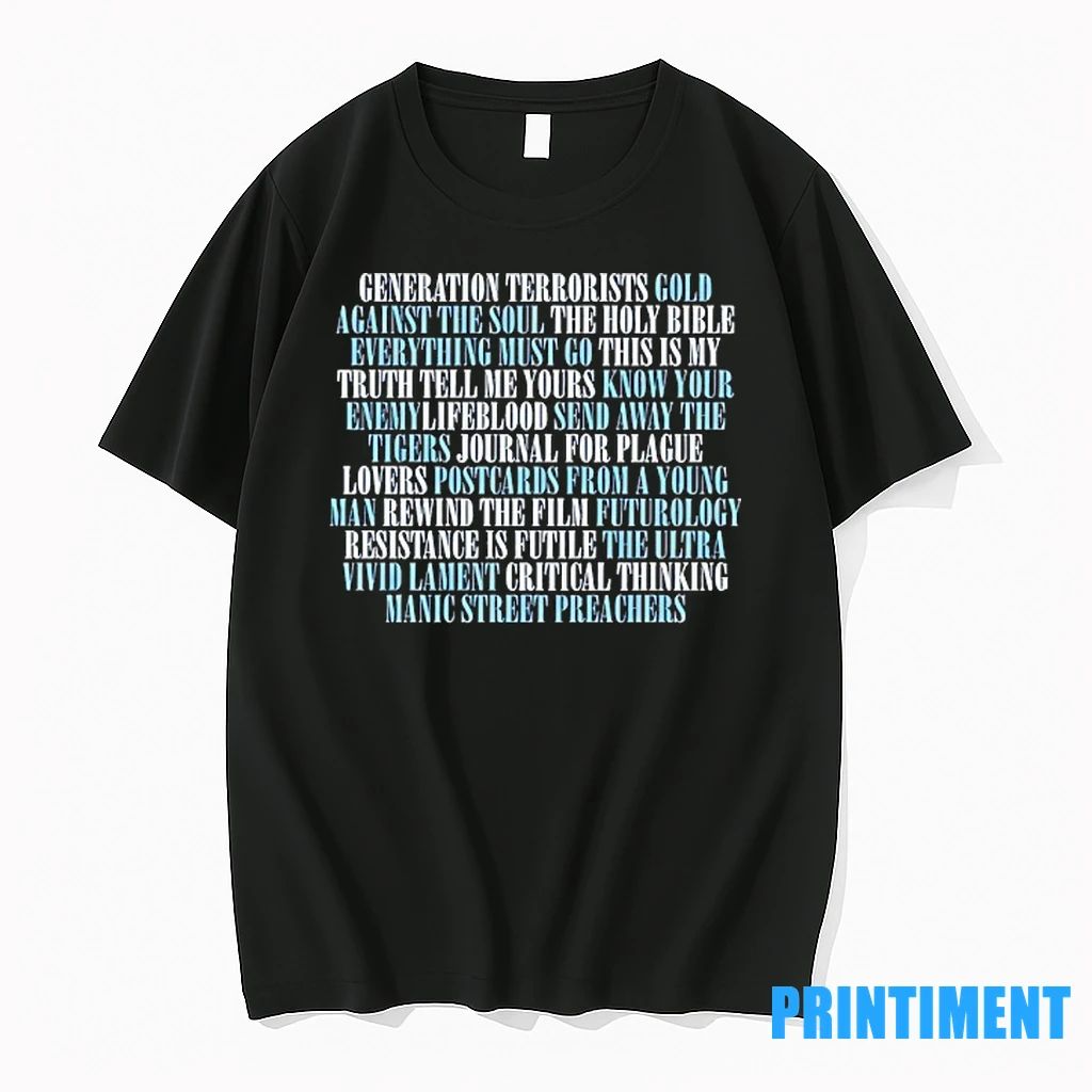 Generation Terrorists Gold Against The Soul The Holy Bible Everything Must Go Tshirts Sweater