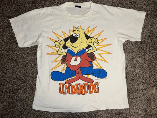 Vintage Underdog Cartoon T Shirt Unisex Cotton All Sizes Co723