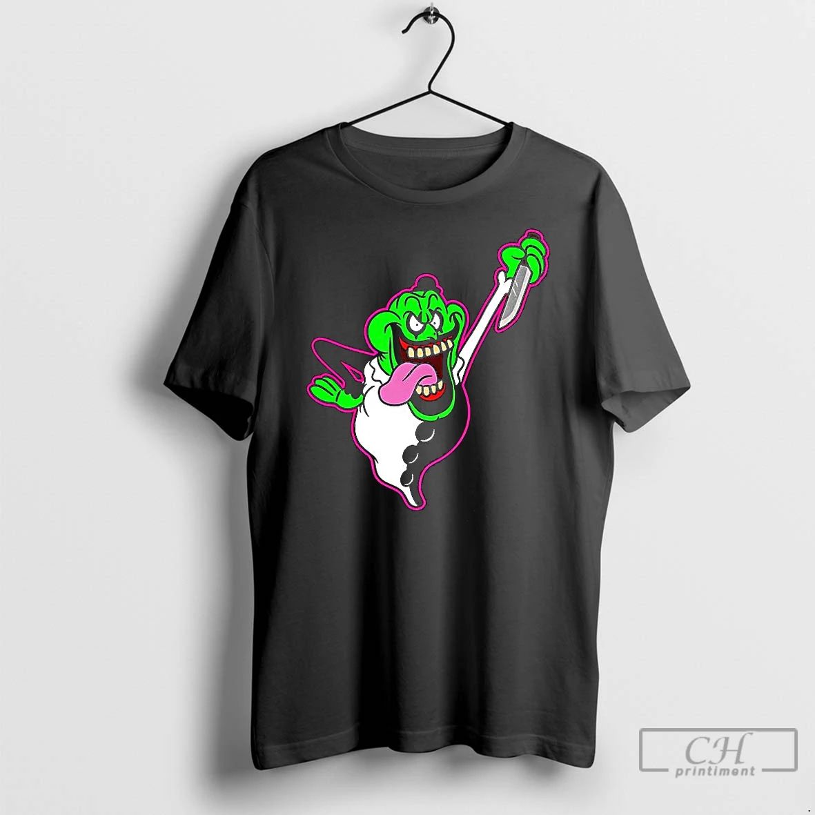 Classic The Real Clownbusters Slimer Ghostbusters Parody Halloween