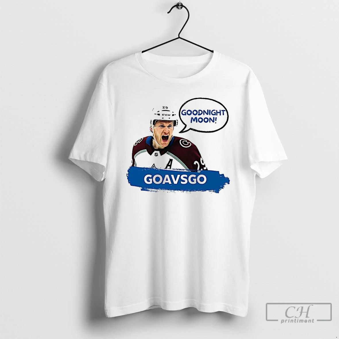 Classic Nathan Mackinnon Goavsgo Goodnight Moon T Shirts
